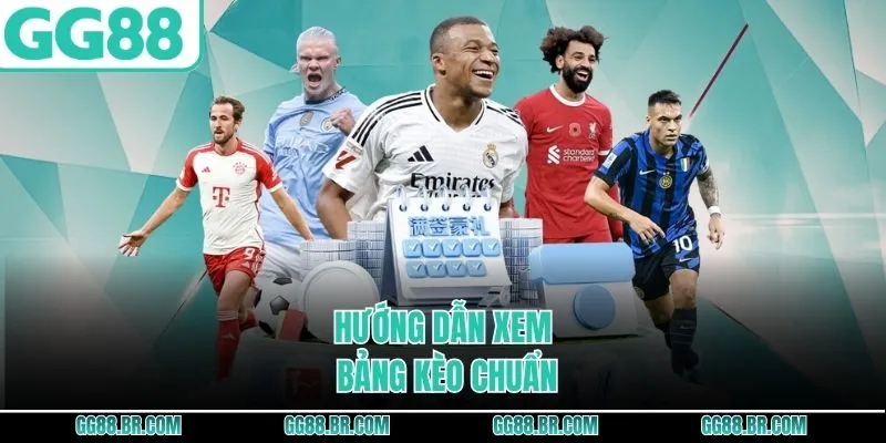 Hướng dẫn xem bảng kèo chuẩn