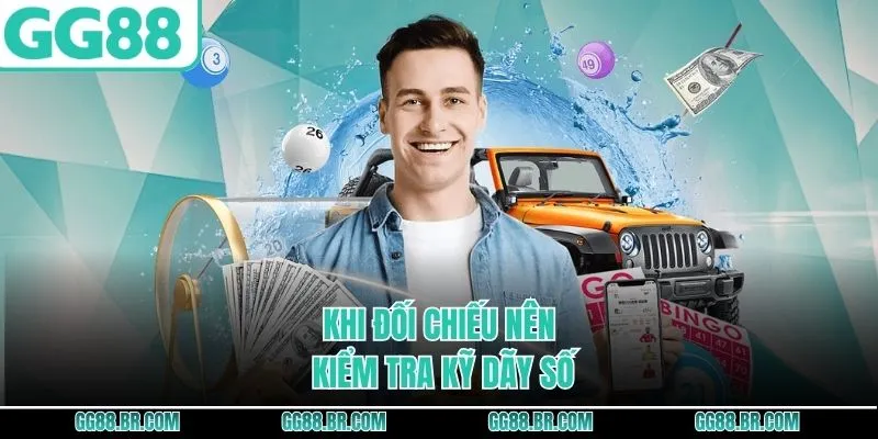 Khi đối chiếu nên kiểm tra kỹ dãy số 