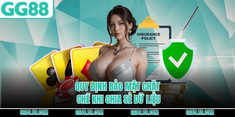 Quy định bảo mật chặt chẽ khi chia sẻ dữ liệu